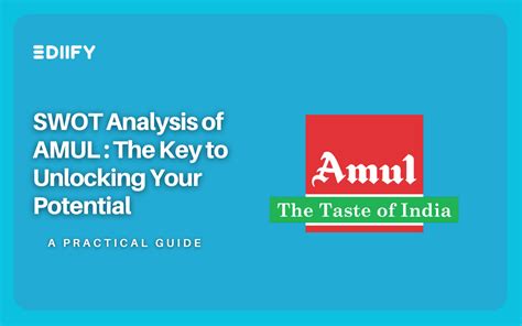 Swot Analysis Of Amul The Key To Unlocking Your Potential Ediify