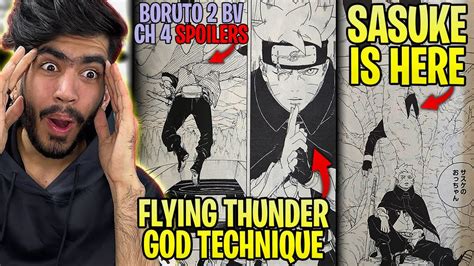 Boruto Is Using Flying Thunder God Tech Sasuke Is Alive Boruto