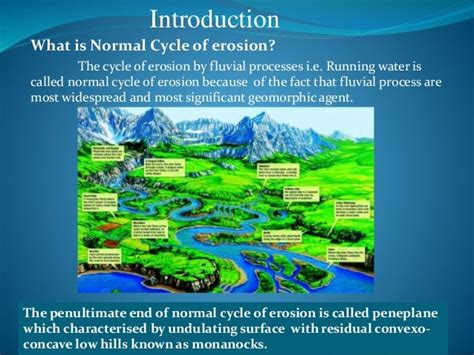 Landforms And Cycle Of Erosion Fluvial Landforms And Cycle Of Erosion