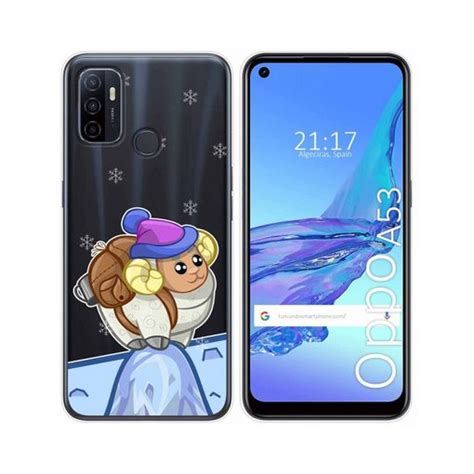 Funda Gel Transparente Oppo A53 A53s Diseño Cabra con Ofertas en