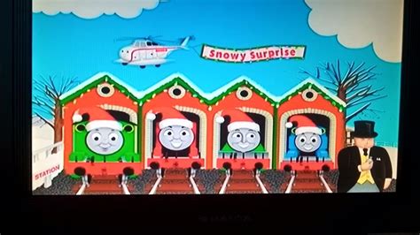 Thomas And Friends Dvd Menu 2022 Thomas Snowy Surprise Youtube