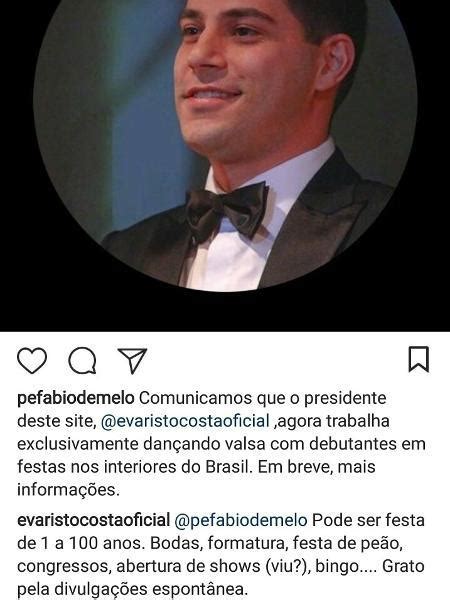 Fabio De Melo Brinca Traje De Evaristo Costa Em Rede Social