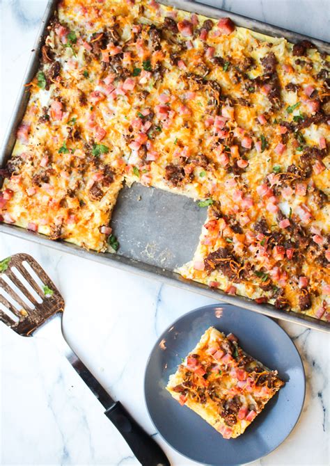 Sheet Pan Breakfast Casserole Stay Fit Mom