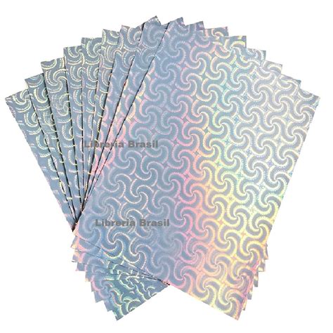 Papel Vinil Adhesivo Holográfico Rainbow Typhoon Eye 120 gms con 20