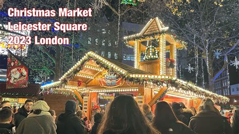 London Best Christmas Market 2023 London Christmas Walking Tour 4KHDR