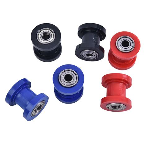 1pcs 8mm 10mm Chain Roller Slider Tensioner Wheel Guide Pit Dirt Mini