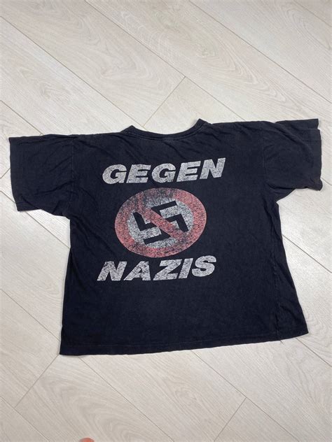 Vintage Vintage Gegen Nazis Shirt Against Punks 90s Old Vintage Grailed