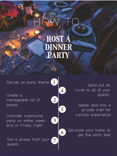 How To Host A Dinner Party Planning Checklist And Dinner Party Ideas