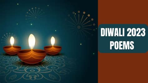 Diwali 2023: Long And Short Diwali Poems In English For Children And ...