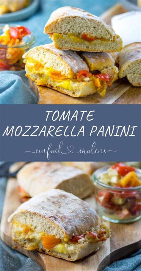 Tomate Mozzarella Panini Von Kontaktgrill Rezept Tomate Mozzarella