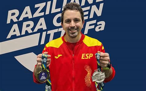 Jorge Cardona Oro Y Plata En Brasil CAI Santiago Tenis De Mesa