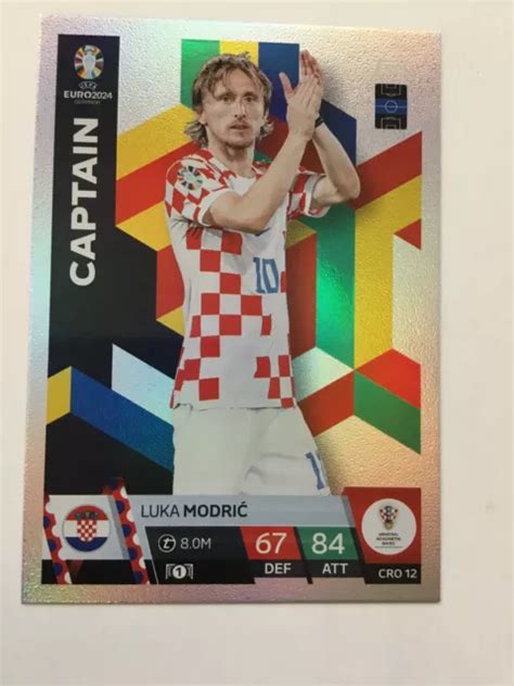 Topps Match Attax Uefa Euro Captain Luka Modric Eur