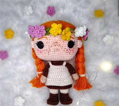 Receita Boneca Anne Funko Amigurumi Elo Produtos Especiais