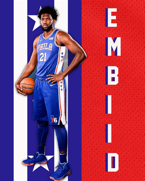 Joel Embiid Jersey Graphic on Behance