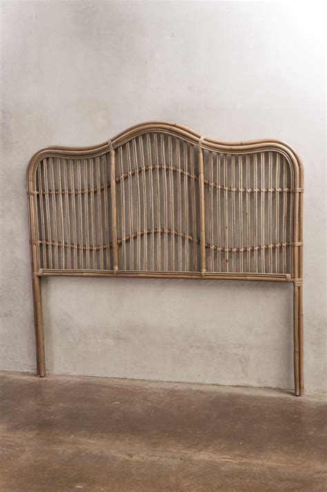 Headboard Curvare Antique Grey Linen Boutique