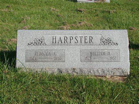 Rebecca Araminta Downing Harpster M Morial Find A Grave