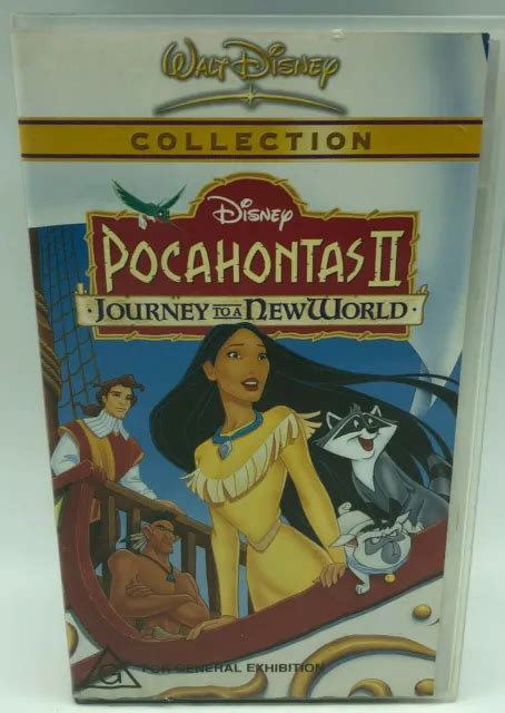 WALT DISNEY Pocahontas II Journey To A New World VHS PAL Video Free