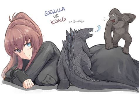 Saratoga Godzilla Godzilla King Kong And Kong Kantai Collection