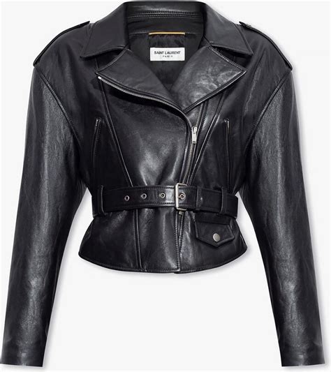 Saint Laurent Leather Jacket - ShopStyle