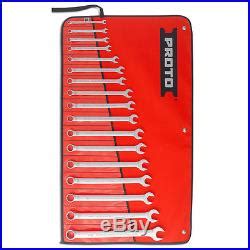 Proto J1200RM T500 12 Point Full Polish Metric Combination Wrench Set