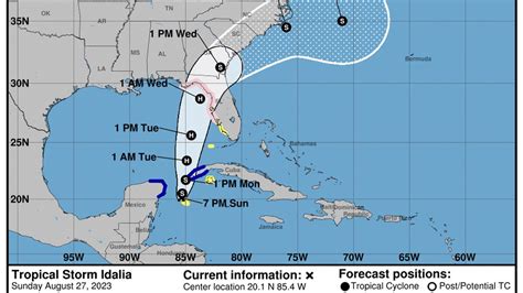 Hurricane watch issued for Tampa Bay ahead of Tropical Storm Idalia