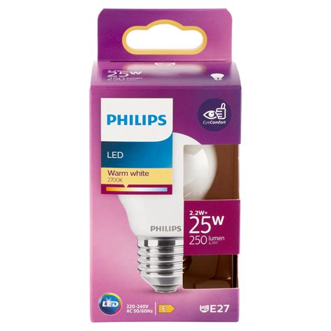 Philips Led Sfera Vetro W E K Carrefour