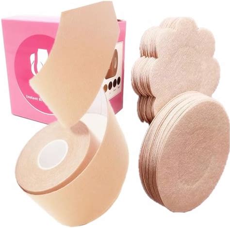 Boobs Tape Breast Lift Tape 2 X 16 And 10 Pair Disposable Round