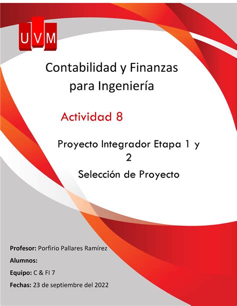 Act Act Proyecto Integrador Contabilidad Y Finanzas Para