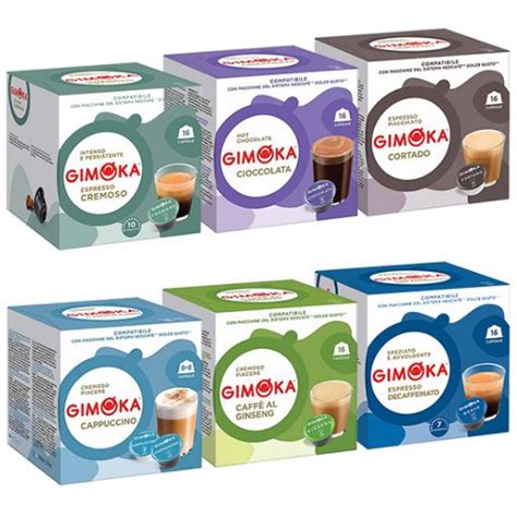 Kit Personalizzato Capsule Gimoka Compatibili Dolce Gusto Cialde