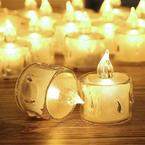 Amazon SupBri 24Pack Flameless Tea Lights Candles Battery Operated