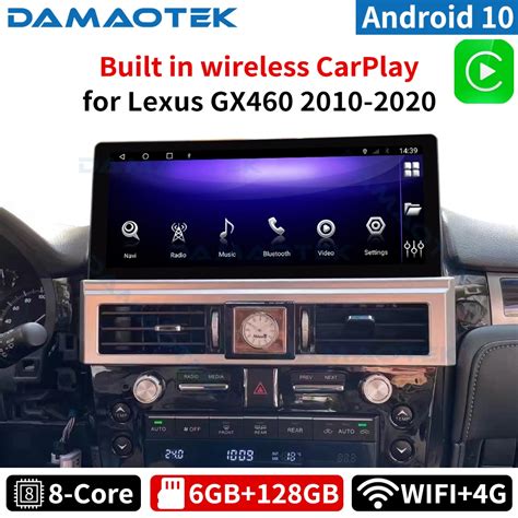 Damaotek Android 12 12 3 Car Radio Navigation Gps For Lexus Gx460 2010 2020 Android Auto