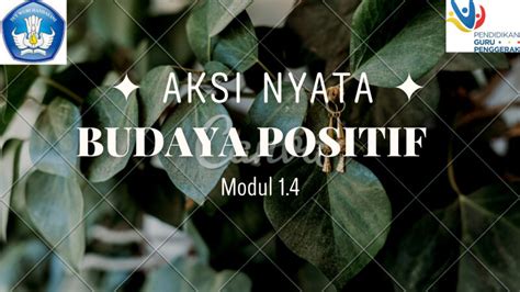 Aksi Nyata Budaya Positif Modul