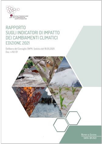 Rapporto Sugli Indicatori Di Impatto Cambiamenti Climatici Ed