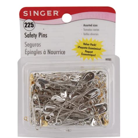 Singer Safety Pins Sizes 00 To 3 225pkg 6562574 Hsn