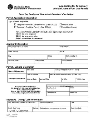 Form Wa Dot Fill Online Printable Fillable Blank