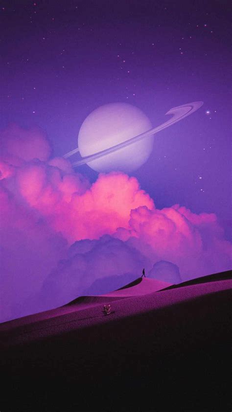 Saturn With Moons Wallpaper