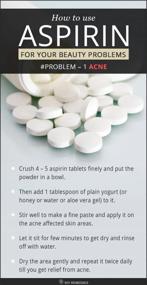 How to use Aspirin for your Beauty Problems