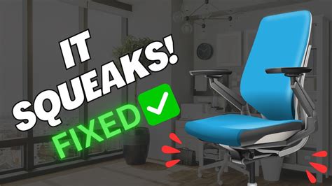 How To Fix Your Loud Squeaky Steelcase Gesture Office Chair Youtube