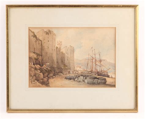 Lot2021 William Delamotte 1775 1863 Caernarfon Castle