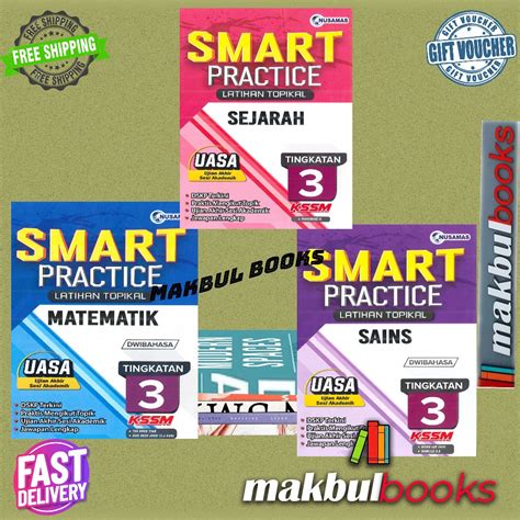 Nusamas Smart Practice Latihan Topikal Uasa Tingkatan 3 Kssm Shopee