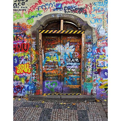 HelloDecor 5x7ft Graffiti Paint Sign Street Culture Photography Studio