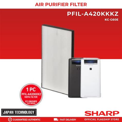 Filter For SHARP KC G60E Air Purifier Hepa Filter PFIL A420KKKZ FZ