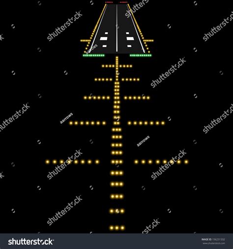 807 Airport runway lights Stock Vectors, Images & Vector Art | Shutterstock