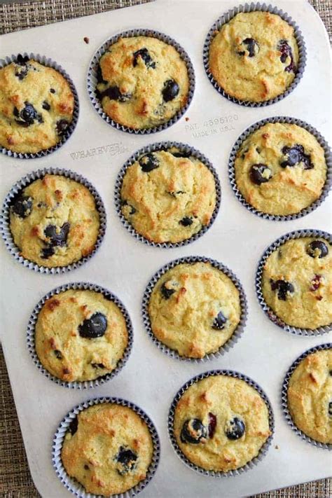 Almond Flour Blueberry Muffins Recipe Snappy Gourmet