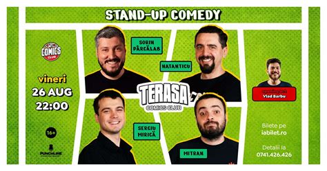 Show Stand Up Comedy Cu Sorin Natanticu Miric Mitran Pe Terasa