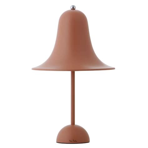 Pantop Bordlampe Mat Terracotta Verpan Find Den Bedste Pris Online