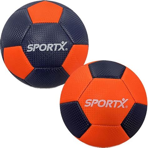 SportX Voetbal Beach Football Blauw Oranje 2ass Bol