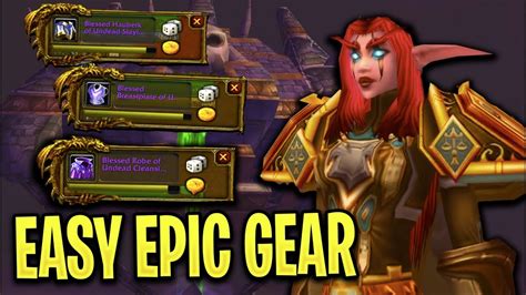 How To Get Full Epic Set Gear In 2 Hours Before Wotlk Scourge Invasions Catchup Guide Youtube