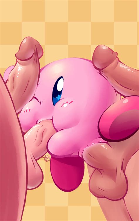 Rule 34 2015 Anal Blue Eyes Blush Erection Fellatio Group Group Sex Human Kirby Kirby Series