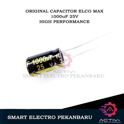 Jual Original Elco Capacitor 1000uf 25v Kapasitor Elko 25volt 1000 Uf 25 V Electrolic Capasitor